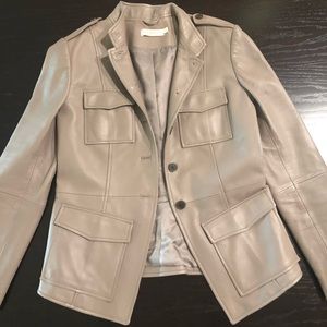 Tory Burch Leather Military Jacket, Size 2
